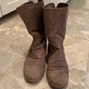 Eileen Fisher Brown Suede Boots SZ 6.5